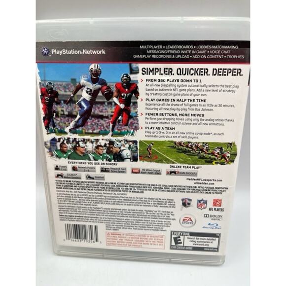 Madden NFL 11 (Sony PlayStation 3, 2010) - Tested - No Manual - Picture 3 of 7